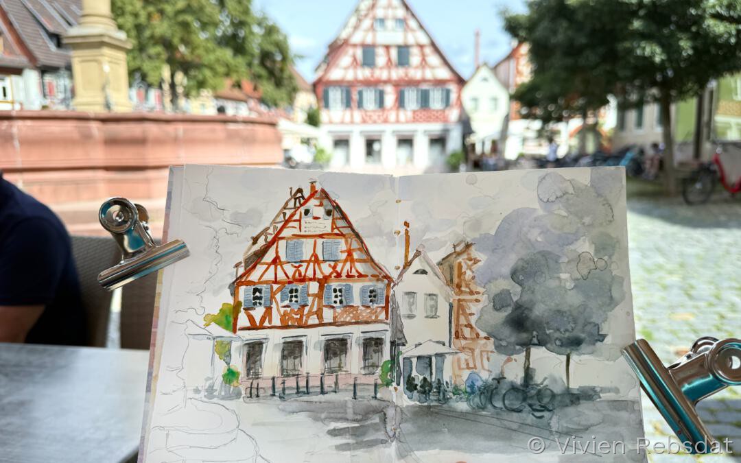 USk Mannheim Sketchwalk Juli – Ladenburg